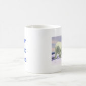 ホッキョクグマ – ママノーズ最高の コーヒーマグカップ (中央)