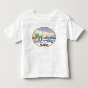 ホッキョクグマ – ママノーズ最高の トドラーTシャツ