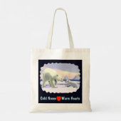 ホッキョクグマ – ママノーズ最高の トートバッグ (裏面)