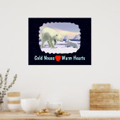 ホッキョクグマ – ママノーズ最高の ポスター (キッチン)