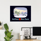 ホッキョクグマ – ママノーズ最高の ポスター (ホームオフィス)