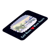 ホッキョクグマ – ママノーズ最高の マグネット (左側)