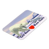 ホッキョクグマ – ママノーズ最高の マグネット (左側)