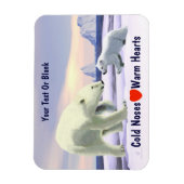 ホッキョクグマ – ママノーズ最高の マグネット (縦)