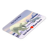 ホッキョクグマ – ママノーズ最高の マグネット (左側)