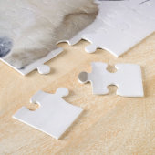 ホッキョクグマ、メスと2匹の子3 ジグソーパズル (側面)