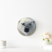 ホッキョクグマ ラウンド壁時計 (ホーム)