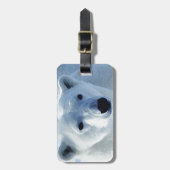 ホッキョクグマ ラゲッジタグ (正面縦)