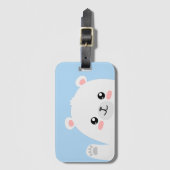 ホッキョクグマ ラゲッジタグ (正面縦)