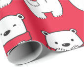 ホッキョクグマ ラッピングペーパー (ロールコーナー)