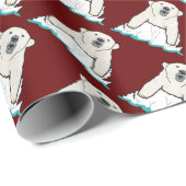 ホッキョクグマ ラッピングペーパー (ロールコーナー)