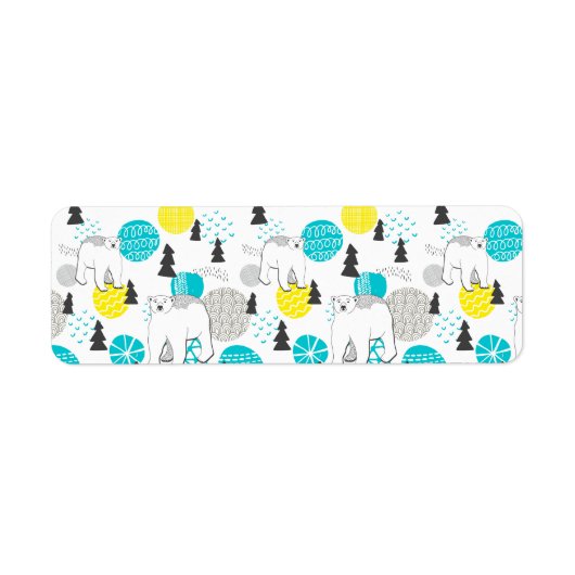 ホッキョクグマ ラベル (正面)