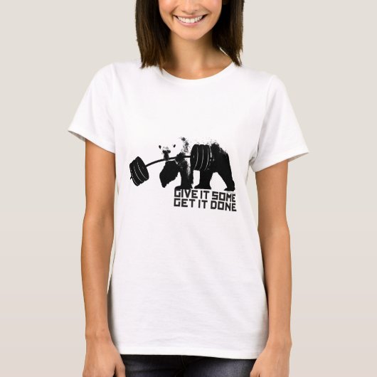 ホッキョクグマ – 与えそれの一部 Tシャツ (正面)