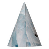 ホッキョクグマ：動物園の生息地の垣根 パーティーハット (裏面)