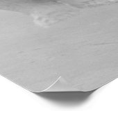 ホッキョクグマ、子牛、北方灯 ポスター (角)