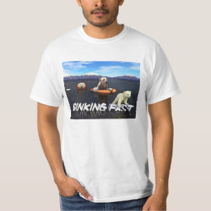 ホッキョクグマ – 急速に沈下 Tシャツ