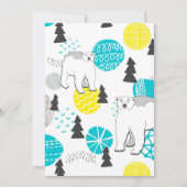 ホッキョクグマ 招待状 (正面)