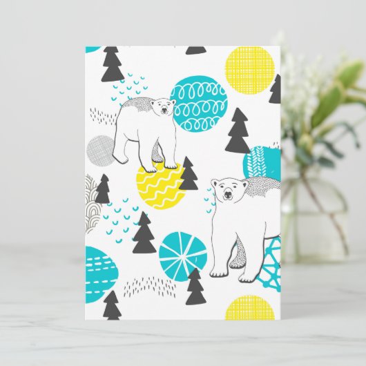 ホッキョクグマ 招待状 (スタンド正面)