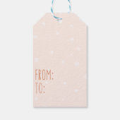 ホッキョクグマ – 温かい願い – かわいいクリスマスプレゼントラベル ギフトタグ (裏面)