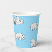 ホッキョクグマ 紙コップ (裏面)