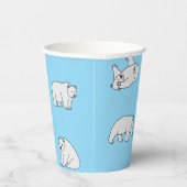 ホッキョクグマ 紙コップ (右)