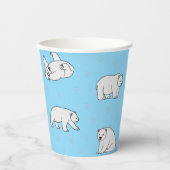 ホッキョクグマ 紙コップ (正面)