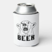 ホッキョクグマ 缶クーラー (缶裏面)