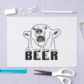 ホッキョクグマ 薄葉紙 (クラフト)