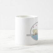 ホッキョクグマ – 親子 コーヒーマグカップ (中央)