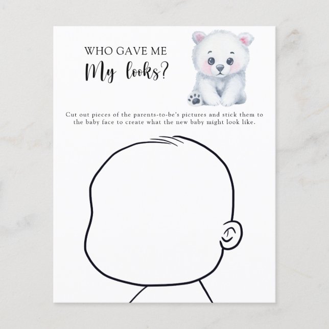 ホッキョクグマ – 誰与えが私のルックスのゲーム (正面)