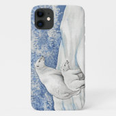 ホッキョクグマ Case-Mate iPhoneケース (裏面)