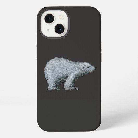 ホッキョクグマ iPhoneケース (裏面)