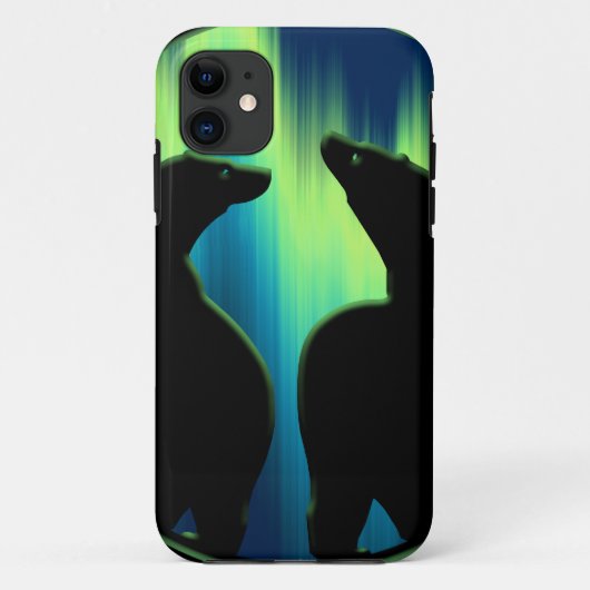 ホッキョクグマ iPhone 5 ケース 野生動物アート クマのギフト Case-Mate iPhoneケース (裏面)