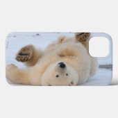 ホッキョクグマ, Ursus maritimus, 子グマ 転がる 3 Case-Mate iPhoneケース (裏面 (横))