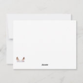 ホッキョクグマon氷 – Joyeux Noёl シーズンカード (裏面)