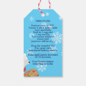 ホッキョクチップのクッキーミックスを瓶のギフトに混ぜる ギフトタグ (裏面)