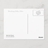 ホッキングヒルズウォーターフォール ポストカード (裏面)