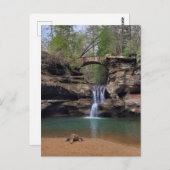 ホッキングヒルズオハイオハイコニック滝 ポストカード (正面/裏面)