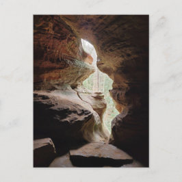 ホッキングヒルズオハイオロックハウスケイブ ポストカード