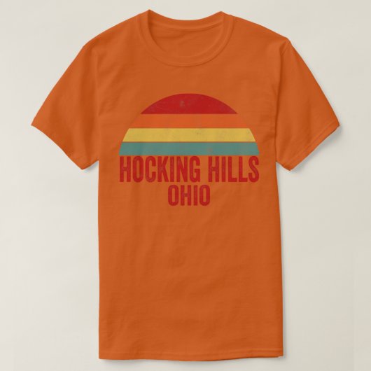 ホッキングヒルズオハイオ Tシャツ (デザイン正面)