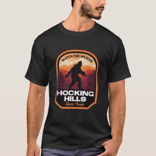 ホッキングヒルズ州パークビグフット Tシャツ (正面)