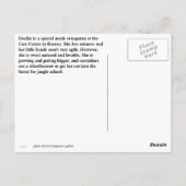 ホッキー・オランウタン – 特別なニーズの女の子 ポストカード (裏面)