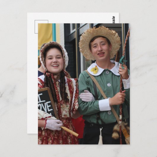 ホックフィンのコスプレ俳優と女優 ポストカード (正面/裏面)