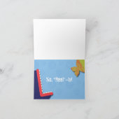 ホック、ライン及び鼻摘みもののサンキューカード サンキューカード (内部)