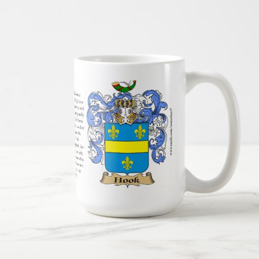 ホック、起源、意味および頂上 コーヒーマグカップ (右)