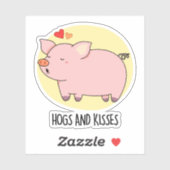ホッグとキス面白いホッグ豚パン シール (シート)