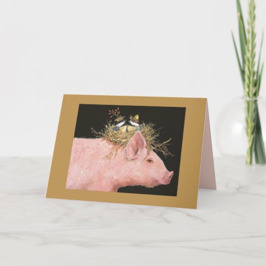 ホッグと《鳥》アメリカゴガラの友人カード カード (正面)