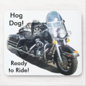 ホッグドッグ – 乗り出し準備! マウスパッド (正面)