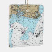 ホッグネックベイNYチャ航海のート セラミックオーナメント (右)