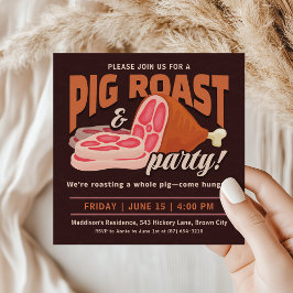 ホッグパーティーの焼き豚 招待状